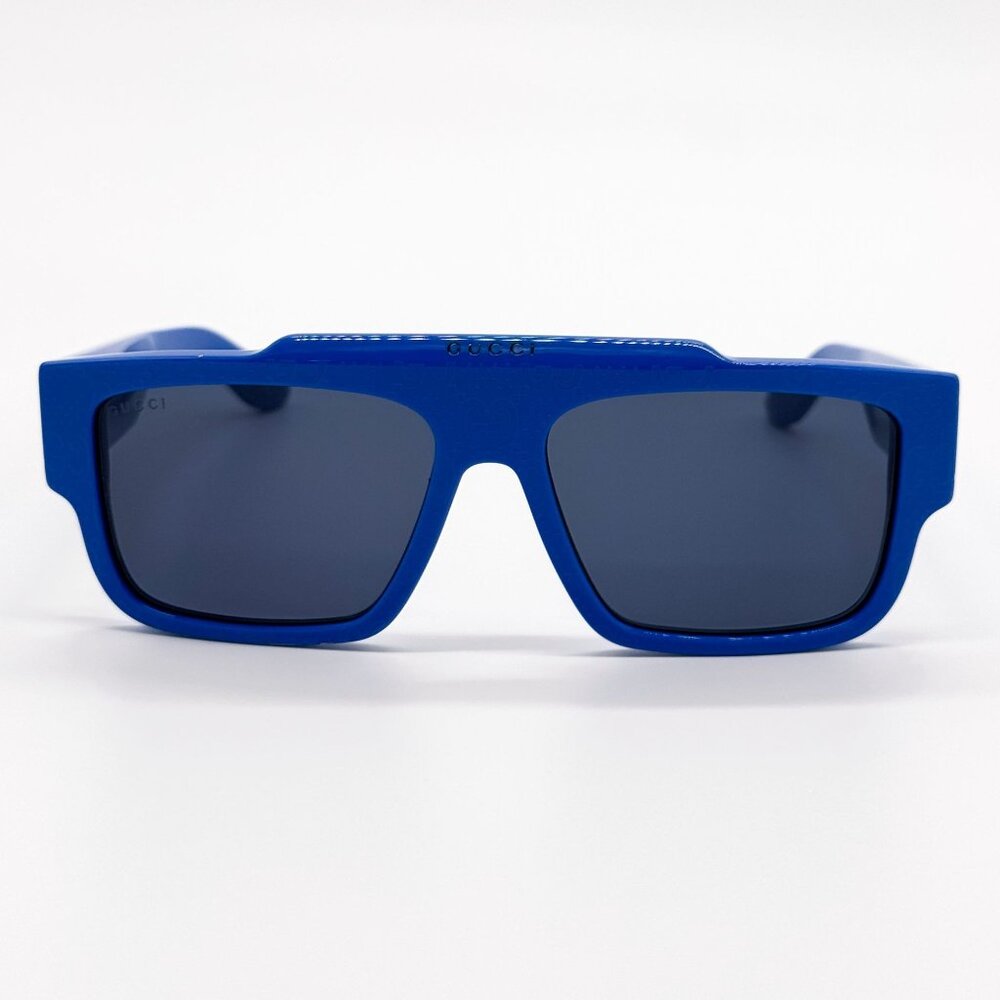 NEW GUCCI SUNGLASSES GG1460S 008 BLUE MEN EYEWEAR GUCCI - Picture 5 of 10